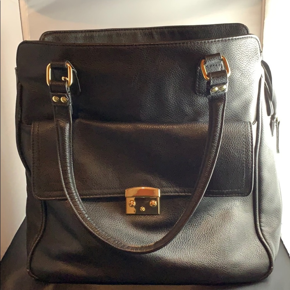 Merona Bag black faux leather